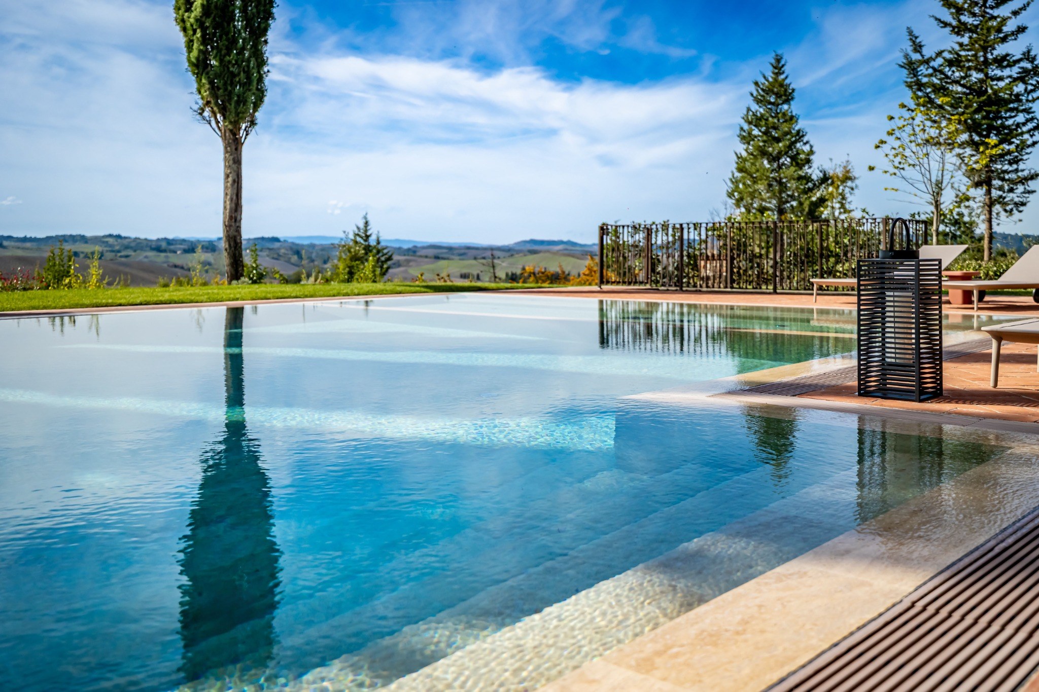 Villa Luce poolside exterior